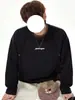 Sudadera Pesada Desconstruida con Remaches para Hombre Marca Trendy Primavera/Otoño Base Holgada Manga Larga Top Casual