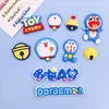 Parche Adhesivo Suave de Dibujos Animados Lindo Jingle PVC Caucho DIY Parche para Funda de Teléfono Doraemon Funda de Licencia de Conducir de Cuero