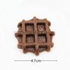 Modelo de comida de simulación waffles muffins galletas falsas postre occidental suministros para exhibición de escaparate accesorios de película