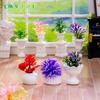 Micro-Paisaje Creativo Artificial Maceta Pequeña Materiales de Paisajismo Jardinería Casa de Muñecas DIY Accesorios de Decoración Mini Adornos Pequeños
