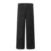 Pantalones Rectos Casuales Retro Americanos de 11Kn para Hombre y Mujer, Simple Cleanfit Estéreo Moderno Slim Ropa de Trabajo Pantalones Holgados