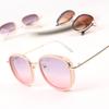 Óculos de Sol Infantis Moda Armação Redonda Meio Metal Óculos de Sol Retrô Personalizados Novo Estilo Óculos Óculos de Sol