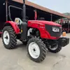 Tractor Agrícola con Ruedas Serie Oriental Rojo 704 con Eje Trasero Reforzado para Uso en Agua y Tierra Seca, Adecuado para Rotocultivo y Preparación del Suelo