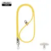 Cordón de Teléfono Móvil de Gama Alta Correa Resistente de 6 mm para Cuello Cruzado Ajustable Exterior Anti-Pérdida Exquisita Cuerda Tejida para Muñeca