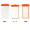 Funda impermeable luminosa para teléfono móvil, funda impermeable de PVC transparente para tomar fotos en la playa al aire libre, natación, buceo, venta al por mayor de fábrica