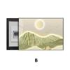 Rizhao Jinshan caja de medidor pintura decorativa lujo ligero alta gama empujar-jalar bloqueo caja de distribución pintura colgante mural