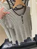 2026 Verano Acetato Lyocell Mezcla de Lino Color Sólido Básico Rayado Transpirable Tejido Camiseta sin Mangas/Manga Corta