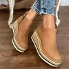 Nuevas botas cortas de otoño 2021 comercio exterior transfronterizo talla grande 43 cremallera lateral zapatos casuales zapatos de mujer en stock