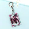 Jibaku Shonen Hanako-kun Cartão de Peixe Dourado Série de Anime Pingente de Chaveiro Acrílico Atacado Chaveiro de Anime