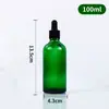 Botellas dispensadoras de esencia cosmética líquida portátiles al por mayor del fabricante, Botellas vacías, Botellas gotero de vidrio ámbar transparente para aceites esenciales