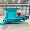 Máquina de compactação e enfardamento de silagem, enfardadeira automática de palha