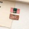 Etiqueta de Tela con Letras Negras Accesorios para el Cabello Marcas de Tejido diy Cuerda para el Cabello Pasador Etiqueta Trasera hecho a mano Marca Registrada Inglesa Calcomanías de Tela Bordadas
