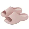Fábrica de Zapatos Qidan Sandalias Simples de Suela Gruesa para Mujer, Pantuflas Antideslizantes de Verano para Interiores y Baño para Parejas