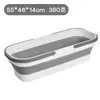Cubo de Fregona de Silicona Cubo Plegable para el Hogar Cubo de Agua para Exteriores Cubo para Lavado de Autos Cubo de Fregona Rectangular Cubo de Agua Plegable para Exteriores