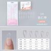 Esmalte de Uñas Escarchado Codificado, Esmalte de Uñas para Manos, 100 Cajas, Sin Grabado, Sin Rastros, Esmalte de Uñas Completo