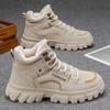 Botas de Invierno Nuevo Estilo para Hombre Botines de Trabajo Botas Altas para Hombre Deportes al Aire Libre del Noreste Botas de Nieve con Forro Polar para Montañismo