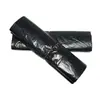 Sacos de lixo estilo sacola com alças, pretos, para uso doméstico, espessura de 2 mil, comportam sacos de cocô de cachorro de 18*29 cm, vendas diretas da fábrica