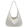 Nuevo bolso de hombro plisado de verano, simple y elegante, bolso versátil, bolso cruzado ajustable de gran capacidad estilo coreano para el día a día