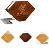 Caixa de lenços de bambu e madeira, caixa quadrada para guardanapos comercial, caixa de lenços criativa para hotéis, restaurantes e cafés, personalizável com logotipo