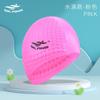 Gorro de Natación de Silicona para Cuidado del Cabello con Protección para los Oídos Gorro de Natación Profesional con Logotipo para Hombres y Mujeres Venta al por Mayor Impermeable