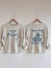 Sudadera de algodón con cuello redondo, informal, holgada, de moda, con estampado transfronterizo de Amazon, para mujer, primavera y otoño de 2024, Europa y América
