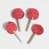 Velas de aniversário em formato de bola de futebol transfronteiriças para festa de celebração de evento de futebol da Copa do Mundo, bolo e decoração de sobremesa, velas artificiais