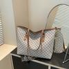 Bolsa Grande de Primavera Estampada Retrô 2025 Nova Moderna e Bonita Bolsa Feminina Estilo Coreano Bolsa de Ombro Bolsa Tote de Grande Capacidade para o Dia a Dia