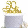 Tarjeta de pastel flash transfronteriza para aniversario, maravillosa decoración de pastel de fiesta de aniversario