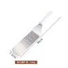 Espátula de Inox para Panqueca Transfronteiriça, Espátula para Chapa, Ferramenta para Churrasco, Espátula para Pizza, Espátula para Bife, Espátula para Teppanyaki ao Ar Livre