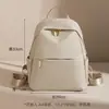 Mochila de Lona Leve para o Dia a Dia 2025 Feminina Versátil Casual para Viagem Grande Capacidade Bolsa para Notebook