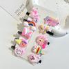 Clips para el cabello de dibujos animados para niños, Accesorios para el cabello de bebé, Clips para flequillo de estudiante, Clips para el cabello de princesa, Clips de pico de pato, Moños al por mayor