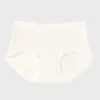 Ropa Interior de Algodón Puro para Mujer Algodón Puro Antibacteriano Algodón Clase A Cómodo Cadera Deportes Color Sólido Calzones para Mujer