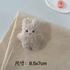 Broche de muñeco de peluche de dibujos animados, lindo oso, conejo de cuerpo completo, ropa de estudiante, bolsa, calcetines, accesorios decorativos, colgante