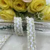 Cinta de Encaje Estilo Chanel con Hilo Dorado de 1.5cm Tira Decorativa DIY para Bolsos, Zapatos, Sombreros, Abrigos, Accesorios de Ropa en Stock