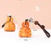 Llavero de Madera de Tejo con Animales del Zodiaco Doce Signos Colgante para Coche Lindo para Pareja Cadena Portátil para Teléfono Colgante Adorno Colgante