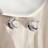 Pendientes de Gota de Agua en Forma de C para Mujer, Estilo Europeo, Hermosas Joyas Estilo Ins, Pendientes Dorados, Corazón de Lujo Ligero