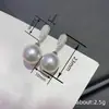 Pendientes Dulces Imitación Perla Exquisitos de Boda Cao Shi para Mujer, Joyería de Moda y Elegante, Estilo de Nicho Popular en Douyin