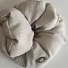 Fangyuan con encaje blanco anillo para el pelo de intestino grueso nueva banda de cuero sensación perezosa francesa anillo para el pelo de encaje retro