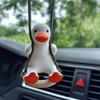 Pato Colgante para Coche Famoso en Internet Pato Colgante de Yeso para Aromaterapia Decoración para Espejo Retrovisor de Coche