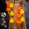 Lanterna "Ruyi" com tema de Caqui 2026 Novo Modelo Lanterna Iluminada Portátil Infantil Estilo Antigo Lanterna do Palácio Pingente Decoração de Festival do Meio do Outono