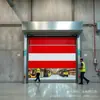 Puertas Rápidas Enrollables de PVC Industrial, Puertas Rápidas del Fabricante Original, Puertas de Garaje, Puertas Rápidas Enrollables con Sensor Eléctrico