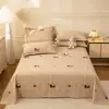 Sábana de Cama de Algodón 100% Clase A Algodón de Xinjiang Engrosada Cepillada Estampado Floral Funda Nórdica de Algodón Individual Doble Persona Cuatro Estaciones Uso en el Hogar