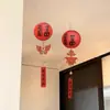 Nuevos Adornos Colgantes de Farolillos de Cometa de Papel para Decoración de Año Nuevo, Decoración de Ambiente para Sala de Estar del Festival de Primavera