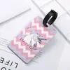 Etiquetas para Equipaje Transfronterizas de Producto Nuevo con Letras, Creativos y Ecológicos Portatarjetas de Identificación de PVC de Alta Calidad, Accesorios para Equipaje