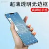 Funda para teléfono móvil Huawei mate30pro para 5G ultrafina transparente edición limitada para hombre y mujer pantalla curva sin marco personalidad