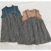 Vestido para Niña con Estampado Floral Falso de Dos Piezas, Vestido de Princesa, Nuevo Estilo de Verano, Ropa Infantil de Comercio Exterior, Venta al por Mayor para Edades 3-8