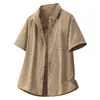Camisa Jacquard Tamanho Grande Camisa de Manga Curta Masculina Camiseta Juventude Cor Sólida Estilo Japonês Estilo Hong Kong Top com Gola Respirável e Absorvente de Suor
