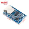 Placa decodificadora MP3 para cartão TF módulo decodificador fonte de alimentação 3.7-5V com módulo de player de memória mono híbrido de 2W