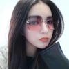 Nuevas gafas de sol de tendencia europea y americana sin marco, gafas de sol poligonales de metal de moda, gafas de sol personalizadas de dos colores