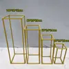 Novos Adereços de Casamento Mesa de Sobremesas de Ferro Forjado Guia de Estrada de Casamento Vitrine de Shopping Center Layout de Mesa de Sobremesas Cilíndrica Enfeites de Noivado